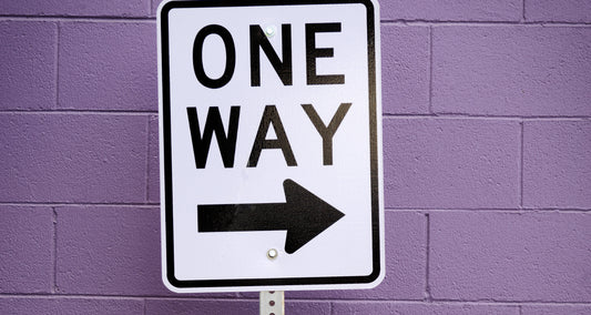 This is a one way street!